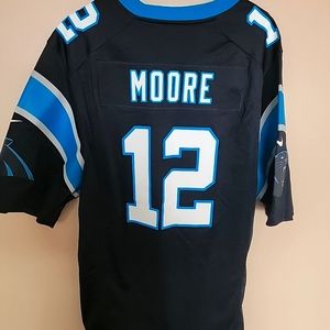 #12 DJ Moore Carolina Panthers Home Nike On-Field Jersey. Mens size L